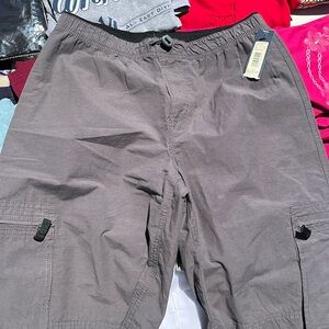 Boys grey cargo shorts xl 14/16